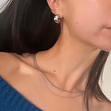 rope chain, silver rope chain, 18k silver rope chain, dainty silver rope chain,