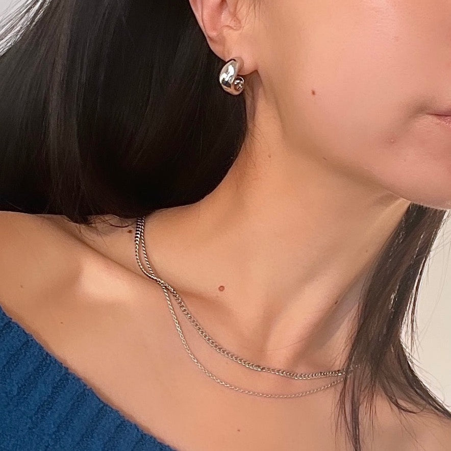 rope chain, silver rope chain, 18k silver rope chain, dainty silver rope chain,