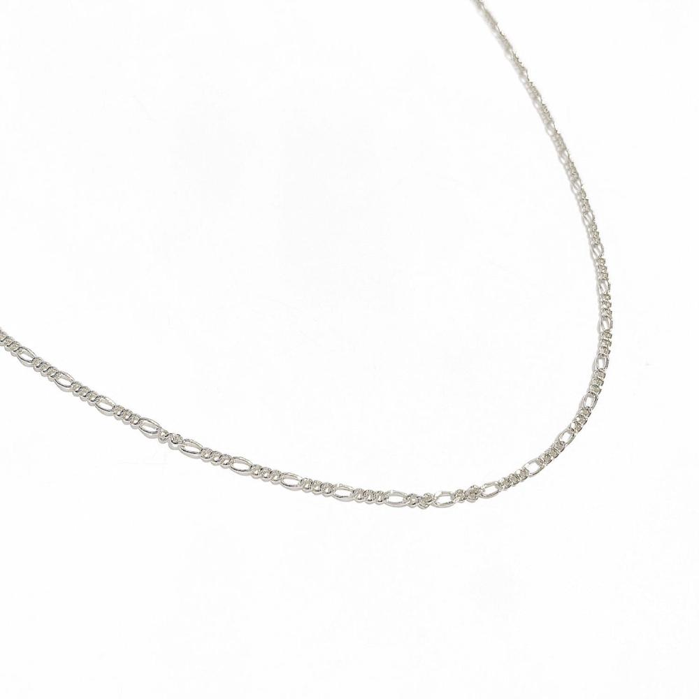 18k-vermeil-white-gold-figaro-chain