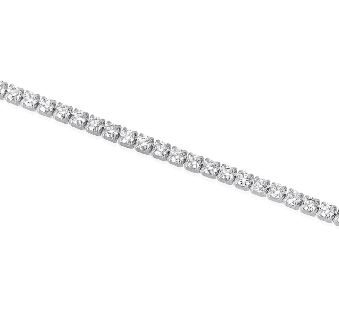 tennis bracelet, 18k tennis bracelet, silver tennis bracelet, white gold tennis bracelet