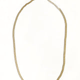 18k-vermeil-gold-curb-cuban-chain, 18k curb chain, Brooklyn chain, curb chain, bold curb chain, vermeil curb chain