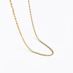 18k-vermeil-yellow-gold-dainty-rope-chain, 18k rope chain, gold rope chain, 18k gold rope chain, twist rope chain, vermeil rope chain , rope chain necklace, rope necklace