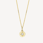 18k Solo Star Necklace, Gold Solo Star Necklace, Solo Star Diamond Necklace, Solo Star Necklace, Solo Star Vermeil Necklace