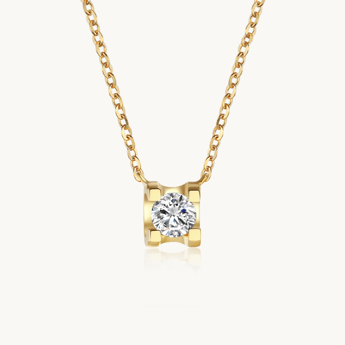 18k Juno diamond necklace, 18k juno necklace, Juno diamond gold necklace, Juno gold necklace