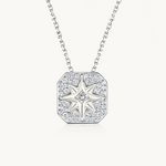 3 way wear necklace, diamond star neclace, gold star necklace