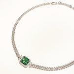 curb chain emerald, fine jewelry, gold emerald curb chain, emerald chain design, statement emerald chain gold, emerald chain aesthetic, gold chain aesthetic, emerald chain gold, statement chain layered, gold emerald chain gold minimalist jewelry. white gold emerald chain, holiday gift, gifts for her