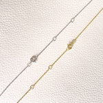 18k diamond necklace, 18k necklace, Bar diamond gold necklace, gold diamond necklace