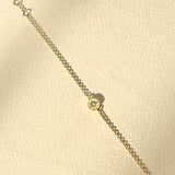 18k solo star bracelet, gold star diamond bracelet, Solo Star Bracelet, solo star diamond bracelet, star vermeil bracelet