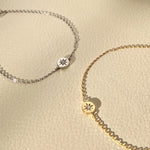 18k solo star bracelet, gold star diamond bracelet, Solo Star Bracelet, solo star diamond bracelet, star vermeil bracelet