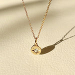18k Solo Star Necklace, Gold Solo Star Necklace, Solo Star Diamond Necklace, Solo Star Necklace, Solo Star Vermeil Necklace