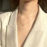 18k Juno diamond necklace, 18k juno necklace, Juno diamond gold necklace, Juno gold necklace, gold necklace, gold diamond necklace, dainty necklace, dainty diamond necklace