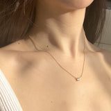 18k Juno diamond necklace, 18k juno necklace, Juno diamond gold necklace, Juno gold necklace, gold necklace, gold diamond necklace, dainty necklace, dainty diamond necklace