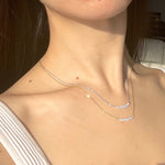 18k diamond necklace, 18k necklace, Bar diamond gold necklace, gold diamond necklace