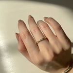 18k Pave Ring, Gold Pave Ring, Pave vermeil ring, white gold pave ring