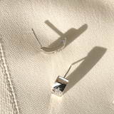 18k Star Band Earrings, gold Star Band Diamond Earrings, Star Band Diamond Earrings, Star Band Earrings, Star Band Vermeil Earrings