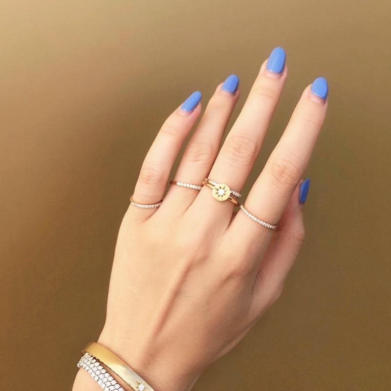 Half eternity ring, eternity ring, diamond eternity ring, gold eternity ring, gold half eternity ring, gold ring, dainty gold ring, white gold eternity ring, 18k vermeil eternity ring, vermeil eternity ring, 18k eternity ring