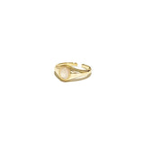 Mother of Pearl Signet Ring