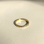 18k Pave Ring, Gold Pave Ring, Pave vermeil ring, white gold pave ring