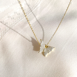 Butterfly necklace, Pave butterfly necklace, dainty butterfly necklace, sparkly butterfly necklace