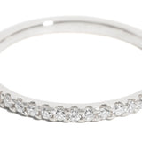 Half eternity ring, eternity ring, diamond eternity ring, gold eternity ring, gold half eternity ring, gold ring, dainty gold ring, white gold eternity ring, 18k gold eternity ring, diamond eternity ring, 18k diamond eternity ring