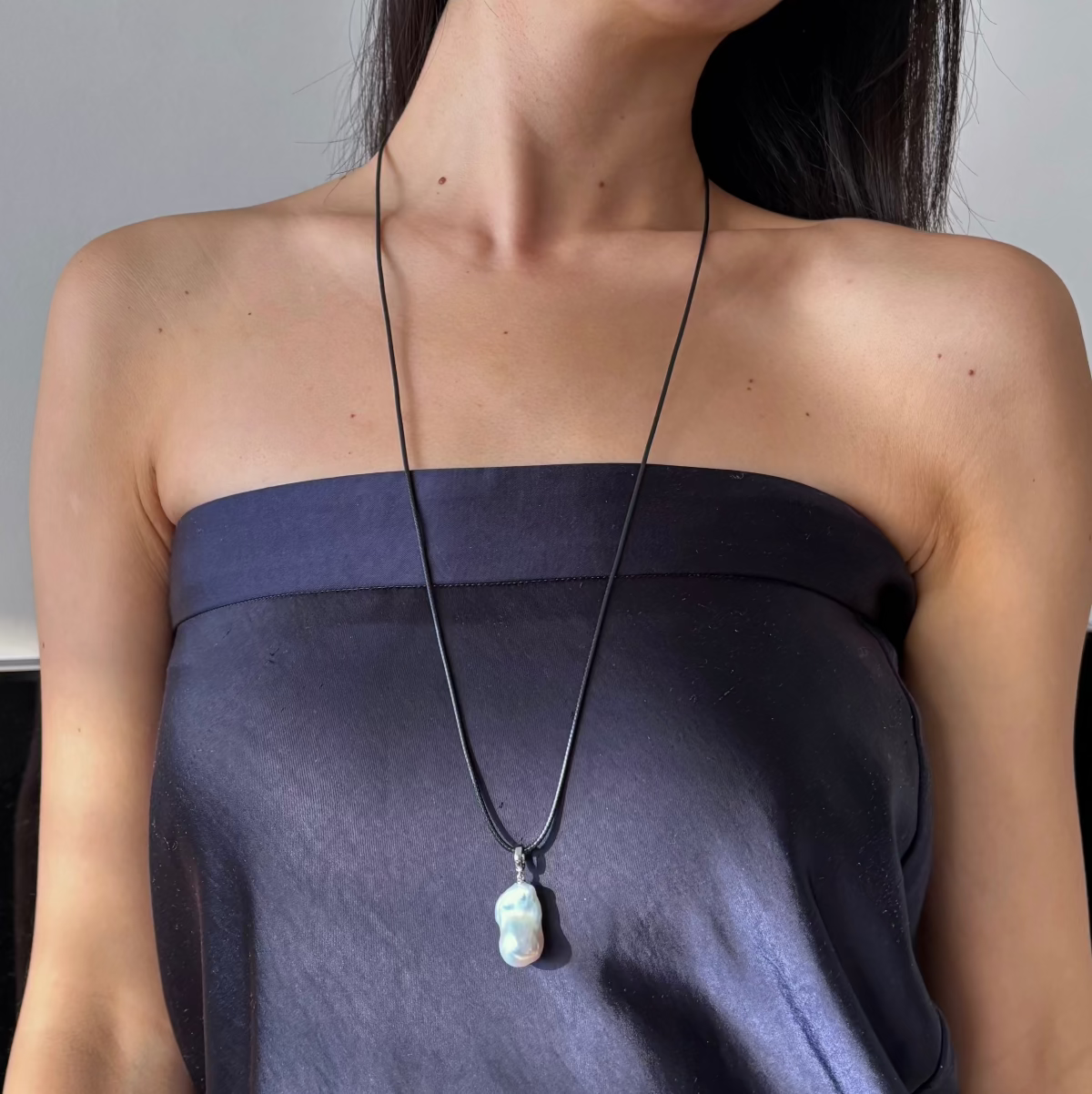 Baroque necklace cord necklace for fall and all seasons 