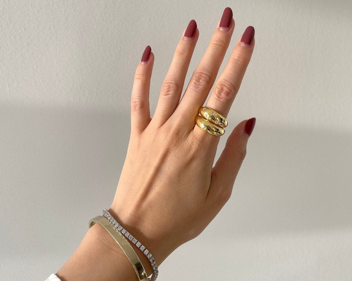 Classic Dome Ring, dome ring, bold dome ring