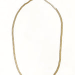 18k-vermeil-gold-curb-cuban-chain, 18k curb chain, Brooklyn chain, curb chain, bold curb chain, vermeil curb chain