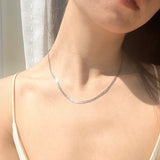 18k-vermeil-yellow-white-gold-curb-chain, 18k vermeil curb chain, flat curb chain, bold flat chain, white gold curb chain, yellow gold curb chain