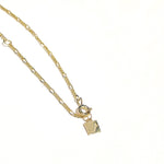 18k vermeil Figaro chain, 18k figaro chain, gold figaro chain, vermeil figaro chain, dainty figaro chain