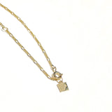 18k vermeil Figaro chain, 18k figaro chain, gold figaro chain, vermeil figaro chain, dainty figaro chain