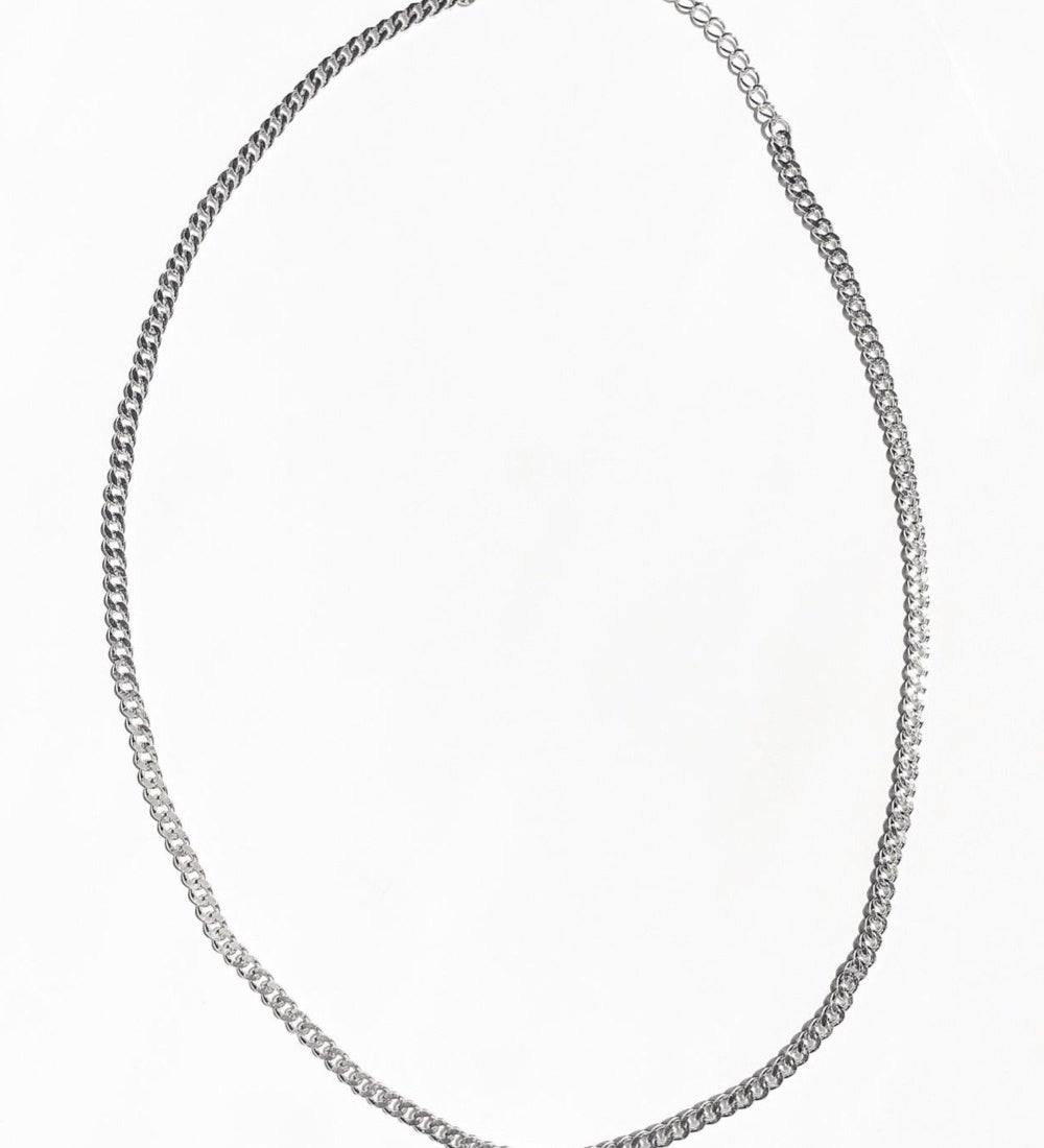 18k-vermeil-gold-curb-cuban-chain, 18k curb chain, Brooklyn chain, curb chain, bold curb chain, vermeil curb chain