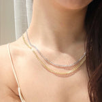 18k-vermeil-gold-curb-cuban-chain, 18k curb chain, Brooklyn chain, curb chain, bold curb chain, vermeil curb chain