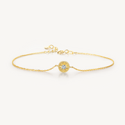 18k solo star bracelet, gold star diamond bracelet, Solo Star Bracelet, solo star diamond bracelet, star vermeil bracelet