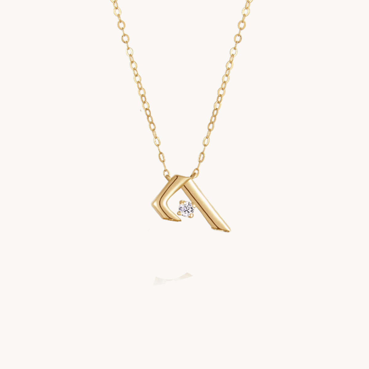 2 way wear diamond heart necklace, gold necklace, heart necklace