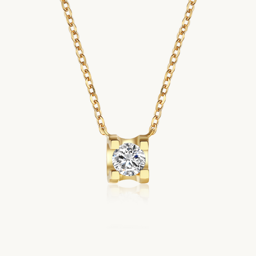18k Juno diamond necklace, 18k juno necklace, Juno diamond gold necklace, Juno gold necklace