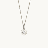 18k Solo Star Necklace, Gold Solo Star Necklace, Solo Star Diamond Necklace, Solo Star Necklace, Solo Star Vermeil Necklace