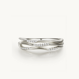 diamond gold wave ring, vermeil wave ring, 18k wave ring, 18k gold bangle, gold bangle, gold bracelet, wave gold ring, wave ring, diamond wave ring, vermeil wave ring