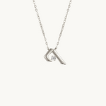 2 way wear diamond heart necklace, gold necklace, heart necklace