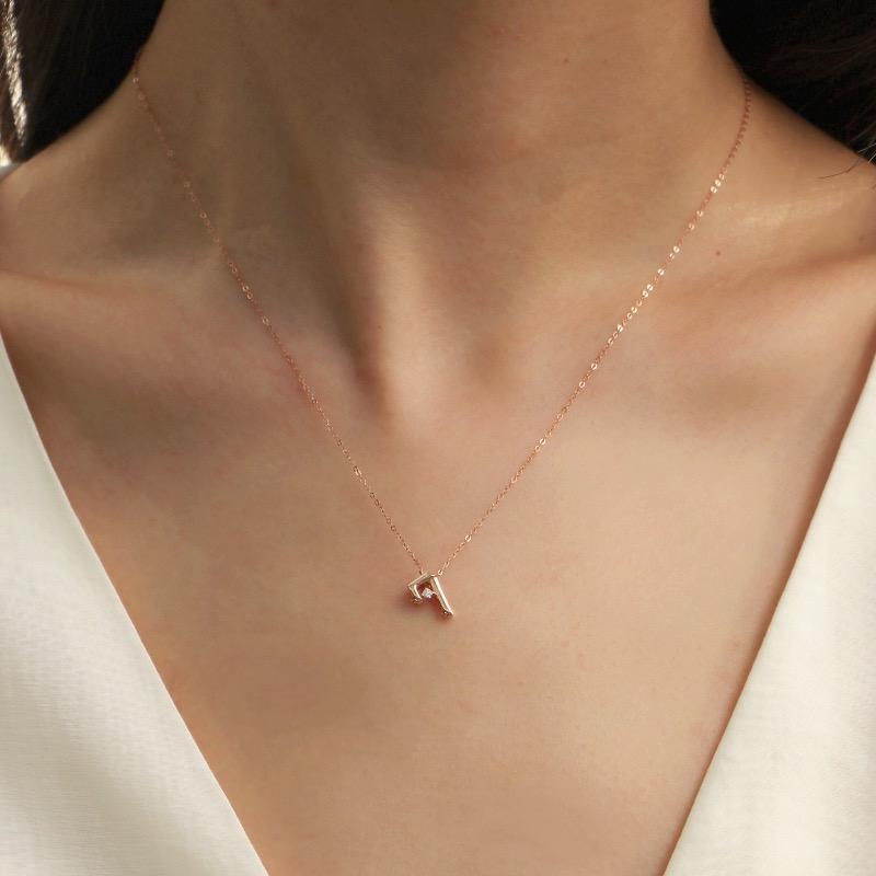 2 way wear diamond heart necklace, gold necklace, heart necklace