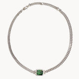 curb chain emerald, fine jewelry, gold emerald curb chain, emerald chain design, statement emerald chain gold, emerald chain aesthetic, gold chain aesthetic, emerald chain gold, statement chain layered, gold emerald chain gold minimalist jewelry. white gold emerald chain, holiday gift, gifts for her