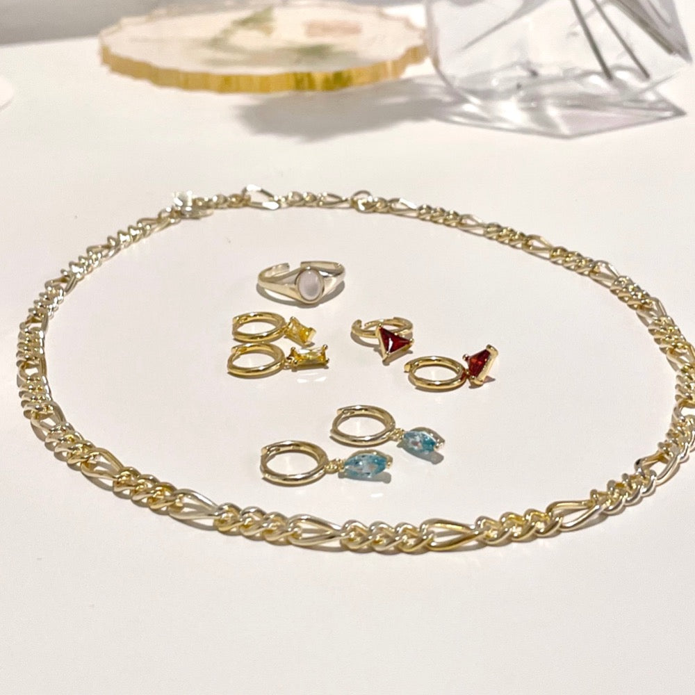 champagne earrings, hoop earrings, gem hoops, gem earrings, gold gem hoops, gold gem earrings, dainty gem hoops, yellow gem hoops, 18k gold gem hoops
