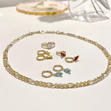 Ruby Hoop Earrings