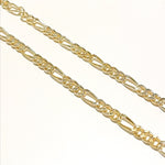 gold figaro chain, gold chain, figaro chain, chunky figaro chain, figaro chain, chunky chain, 18k gold figaro chain