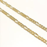 gold figaro chain, gold chain, figaro chain, chunky figaro chain, figaro chain, chunky chain, 18k gold figaro chain