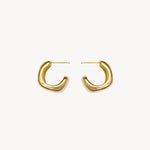 dome earrings, geometric dome earrings, bold dome earrings, geometric earrings, bold earrings, gold dome earrings gold geometric dome earrings