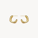 dome earrings, geometric dome earrings, bold dome earrings, geometric earrings, bold earrings, gold dome earrings gold geometric dome earrings